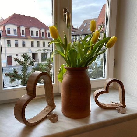 Ferienwohnung Zum Mathildenbrunnen Quedlinburg Exterior foto