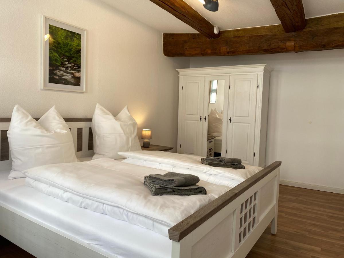 Ferienwohnung Zum Mathildenbrunnen Quedlinburg Exterior foto