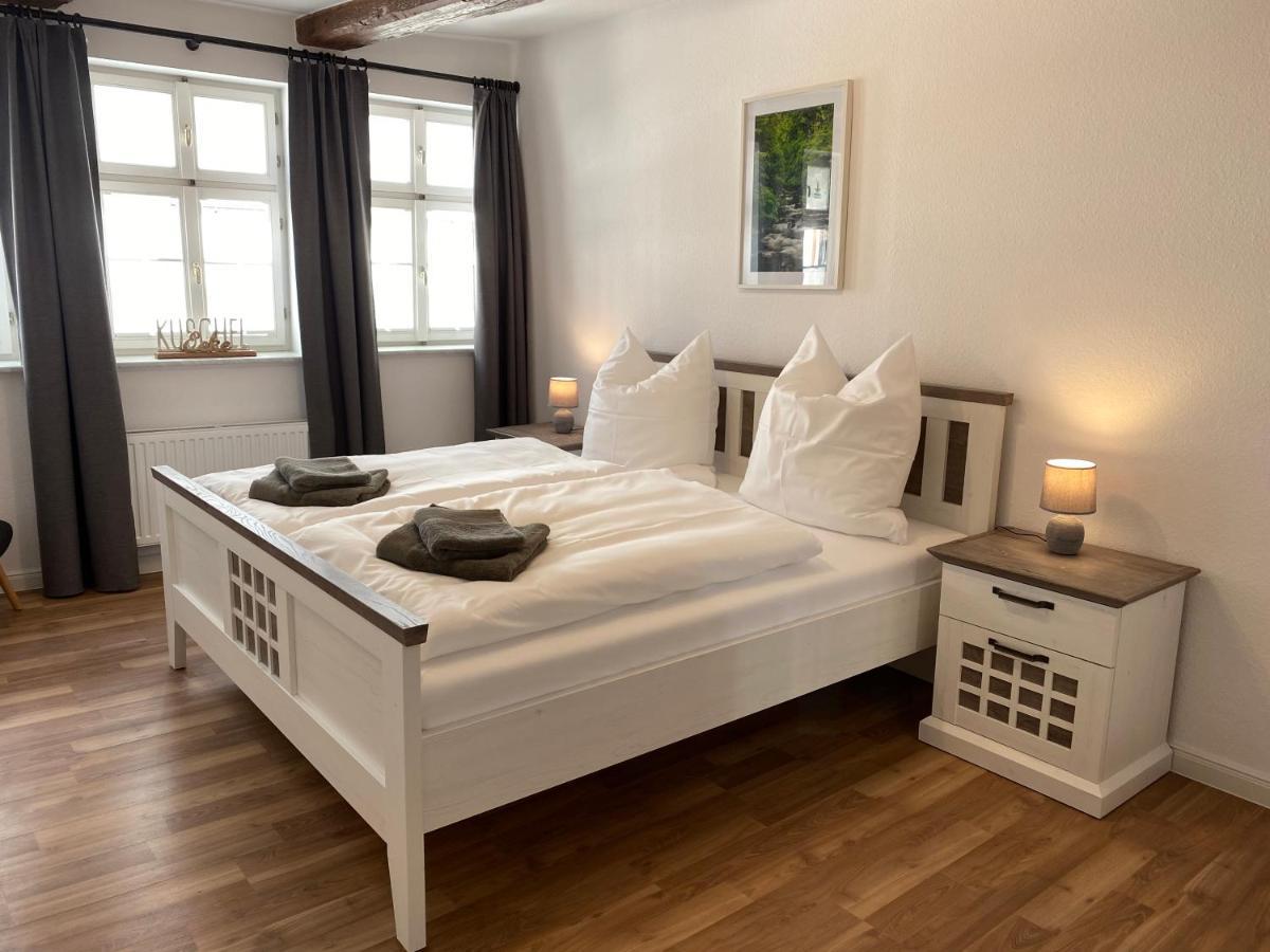 Ferienwohnung Zum Mathildenbrunnen Quedlinburg Exterior foto